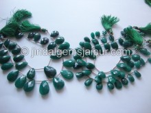Emerald Dyed Ruby Faceted Pear